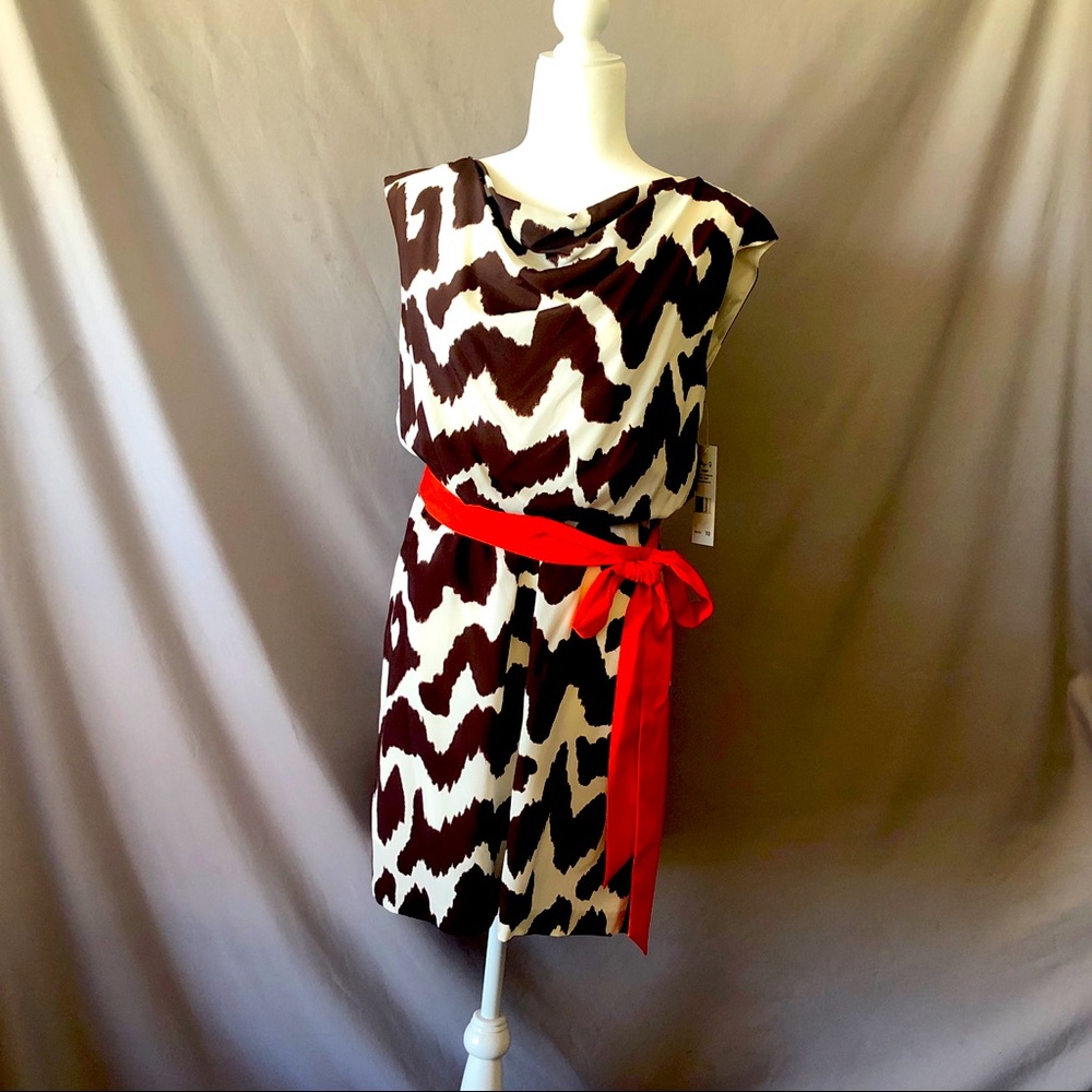 Eliza J sleeveless print dress